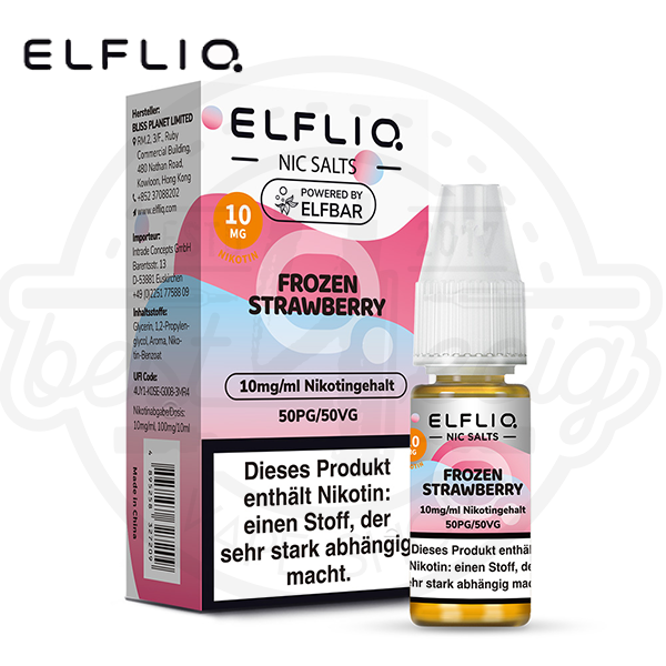 Elfbar Elfliq NicSalt Frozen Strawberry 10ml