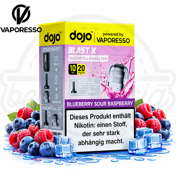 Vaporesso Dojo Blast X Pod Blueberry Sour Raspberry 10ml