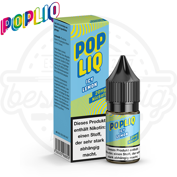 POPLIQ Nicsalt Icy Lemon 10ml