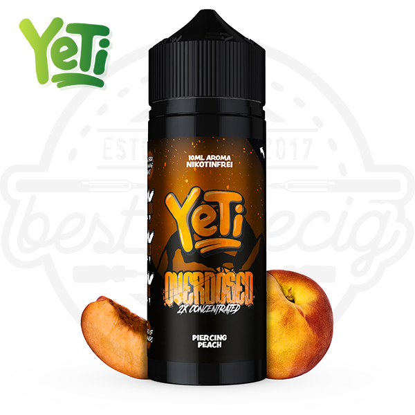 yeti_aroma_overdosed_piercing_peach_600x600_best4ecig Yeti Overdosed Aroma Piercing Peach 10ml