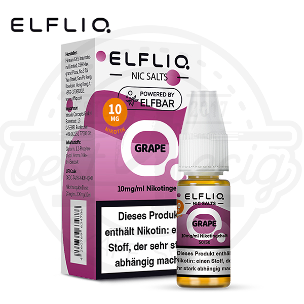 Elfbar Elfliq NicSalt Grape 10ml