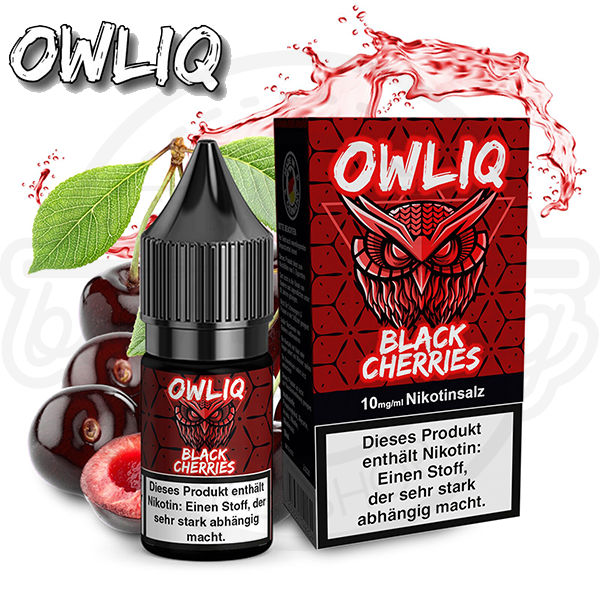 owliq_nicsalt_black_cherries_600x600_best4ecig OWLIQ NicSalt Black Cherries 10ml