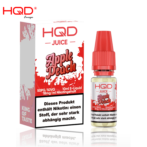 HQD Juice NicSalt Apple Peach 10ml 18mg