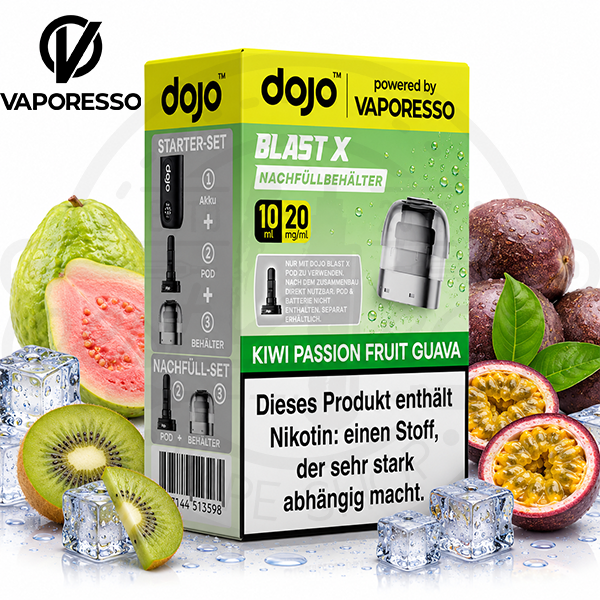 Vaporesso Dojo Blast X Pod Kiwi Passionfruit Guava 10ml