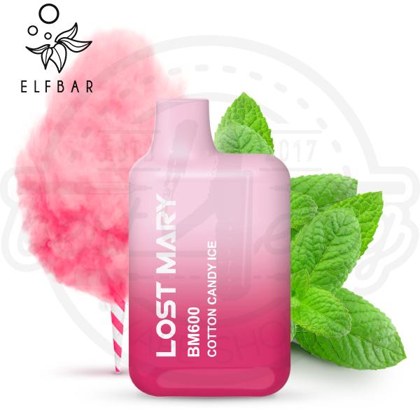 elfbar_lost_mary_cotton_candy_ice_600x600_best4ecig Lost Mary BM600 Einweg Vape - Cotton Candy Ice