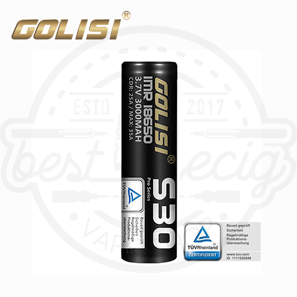 golisi_g30_akku_best4ecig Golisi S30 IMR18650 35A 3000mAh