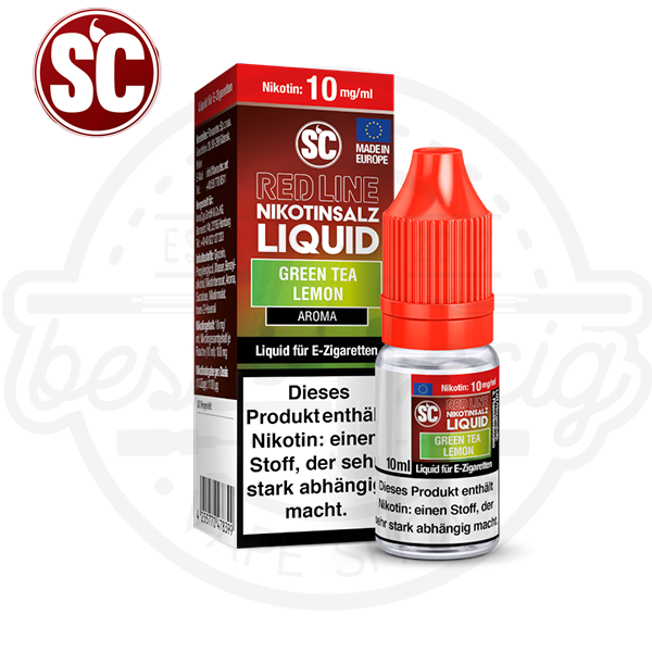 SC Red Line NicSalt Green Tea Lemon 10ml