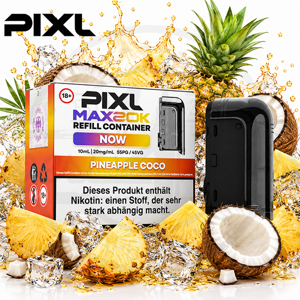 PIXL MAX 20K Refill Container Pineapple Coco 10ml