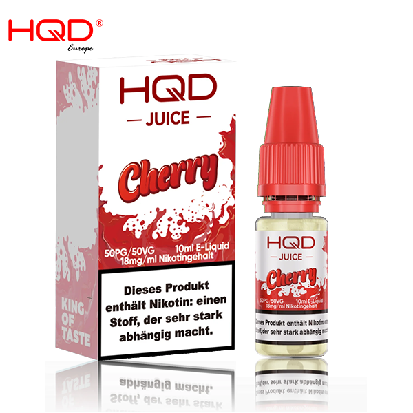 HQD Juice NicSalt Cherry 10ml 18mg