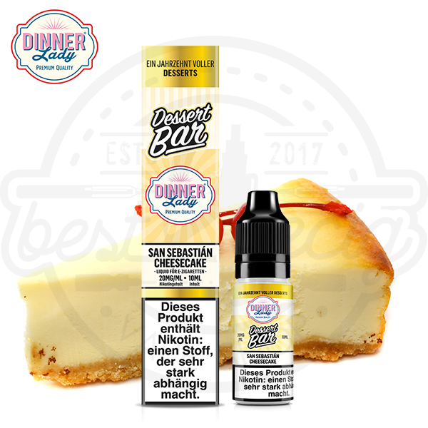 Dinner Lady Dessert Bar NicSalt San Sebastián Cheesecake 10ml