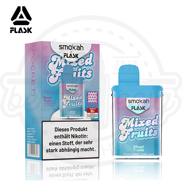 flask_Pocket_vapes_mixed_fruits_600x600_best4ecig Flask X Pocket Einweg Vape - Mixed Fruits 20mg