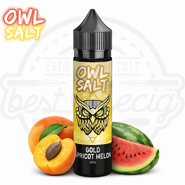 OWL Salt Aroma Overdosed Gold Apricot Melon 10ml