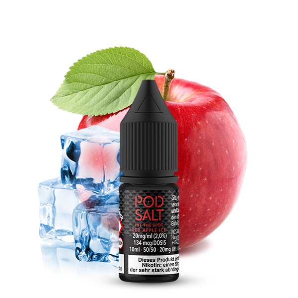 pod-salt-red-apple-ice-nikotinsalz-liquid-1 Pod Salt CORE NicSalt Red Apple Ice 10ml