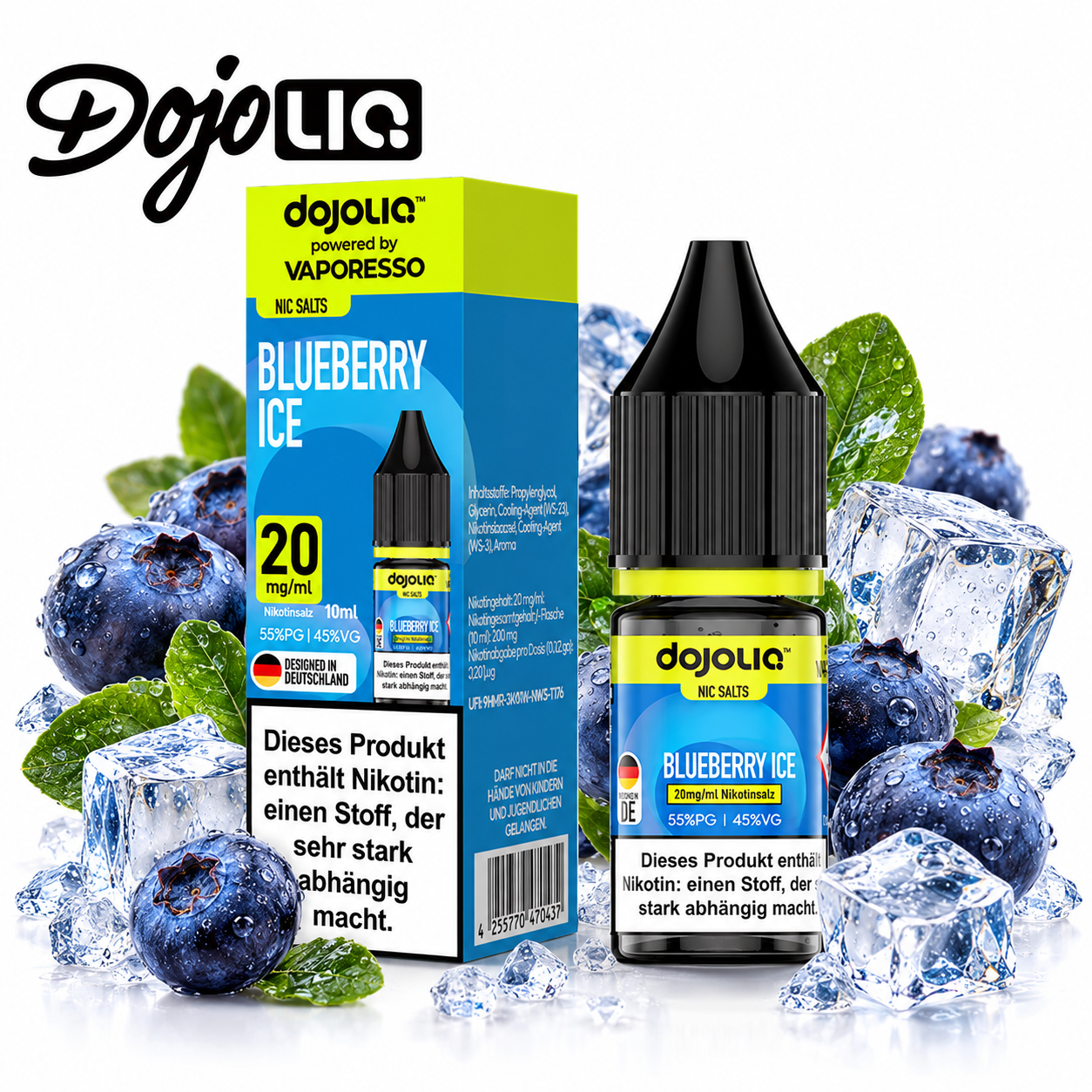 Dojoliq NicSalt Blueberry Ice 10ml