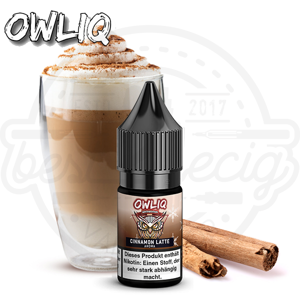 OWLIQ Weihnachtsedition NicSalt Cinnamon Latte 10ml