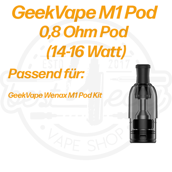 geekvape_m1_pod_0-8_Ohm GEEKVAPE Wenax M1 Pods