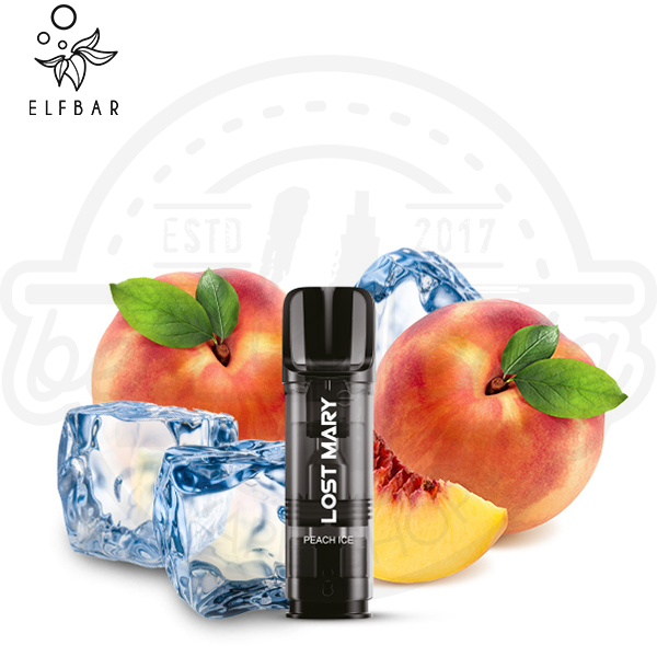 elfbar_tappo_pod_peach_ice_best4ecig Elfbar Lost Mary Tappo Pod Peach Ice NicSalt 2x 2ml