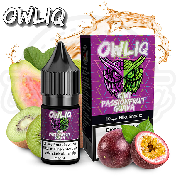 owliq_nicsalt_kiwi_passionfruit_guava_600x600_best4ecig OWLIQ NicSalt Kiwi Passionfruit Guave 10ml