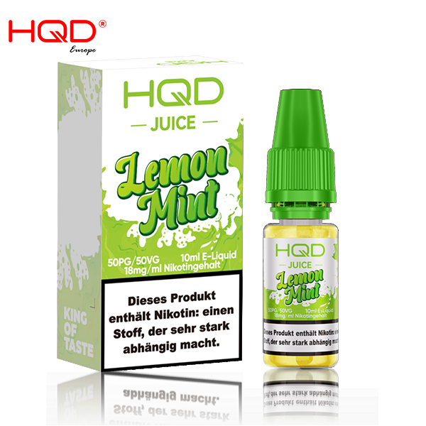 HQD Juice NicSalt Lemon Mint 10ml 18mg