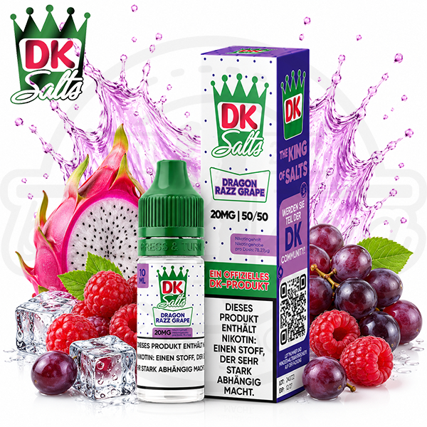 DK Salts Nicsalt Dragon Razz Grape 10ml