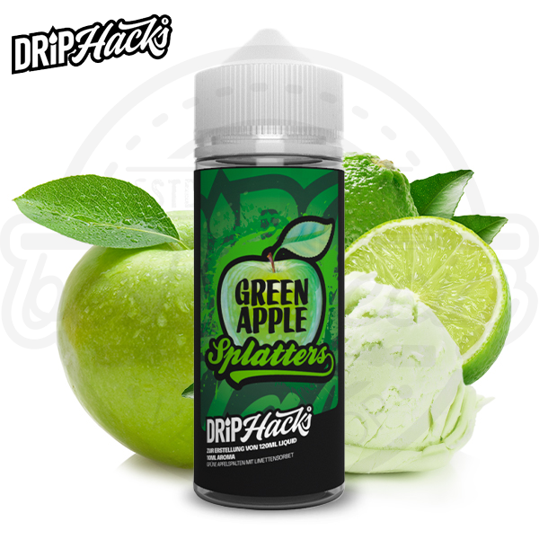 drip_hacks_aroma_green_apple_splatters__600x600_best4ecig Drip Hacks Aroma Green Apple Splatters 10ml