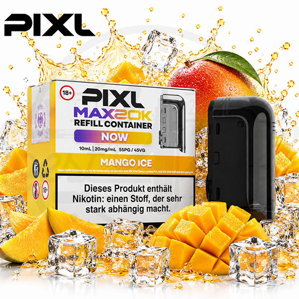 PIXL MAX 20K Refill Container Mango Ice 10ml