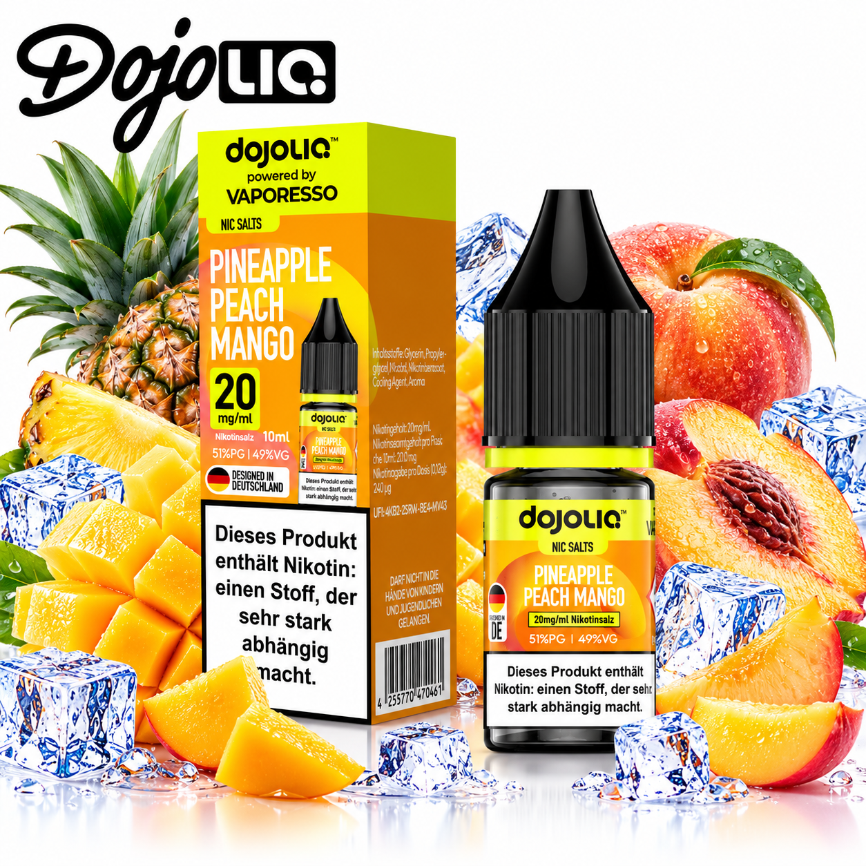 Dojoliq NicSalt Pineapple Peach Mango 10ml