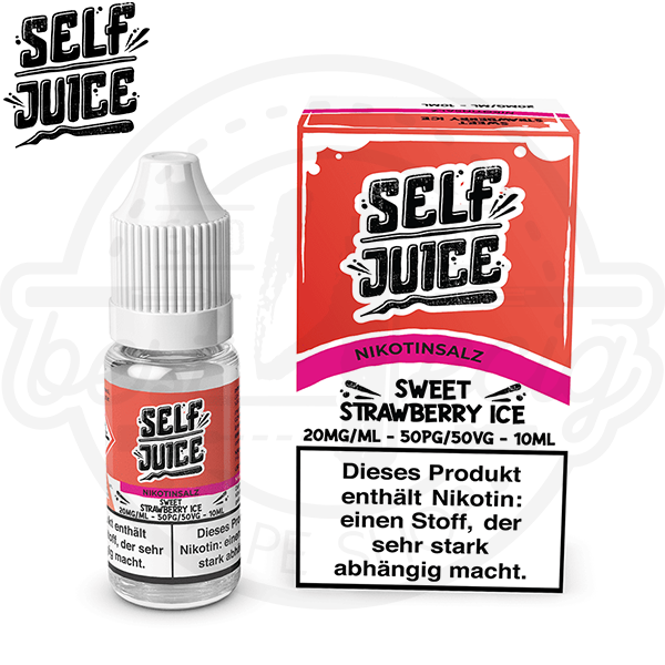 Self Juice NicSalt Sweet Strawberry Ice 10ml