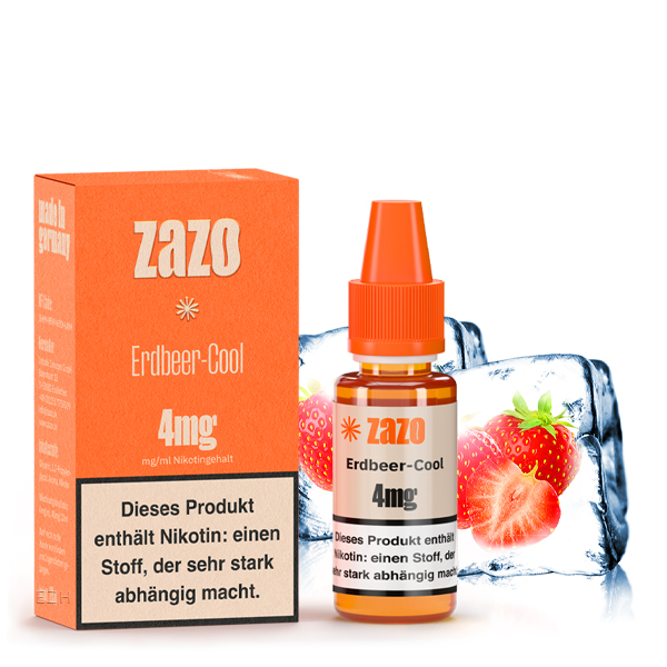 zazo-classics-liquid-erdbeer-cool-4mg-best4ecig Zazo E-Liquid Erdbeer Cool 10ml