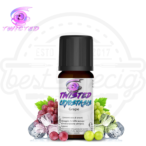 twisted_vaping_aroma_grape_best4ecig Twisted Cryostasis Aroma Grape 10ml