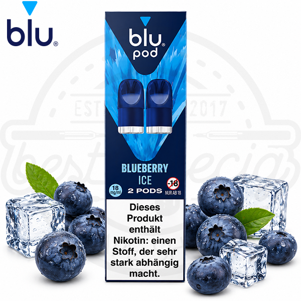 blu Pod Blueberry Ice 18mg