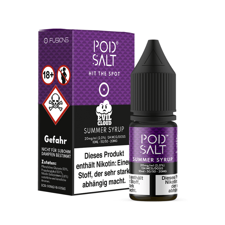 pod-salt-fusion-summer-syrup-best4ecig Pod Salt Fusion NicSalt Summer Syrup 10ml