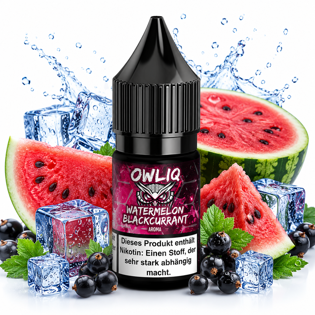 OWLIQ NicSalt Watermelon Blackcurrant 10ml