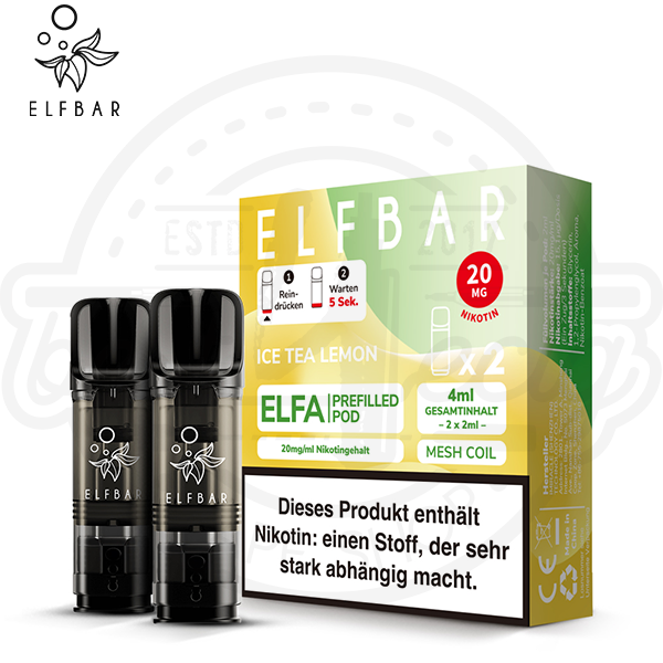 Elfbar ELFA Pods Ice Tea Lemon
