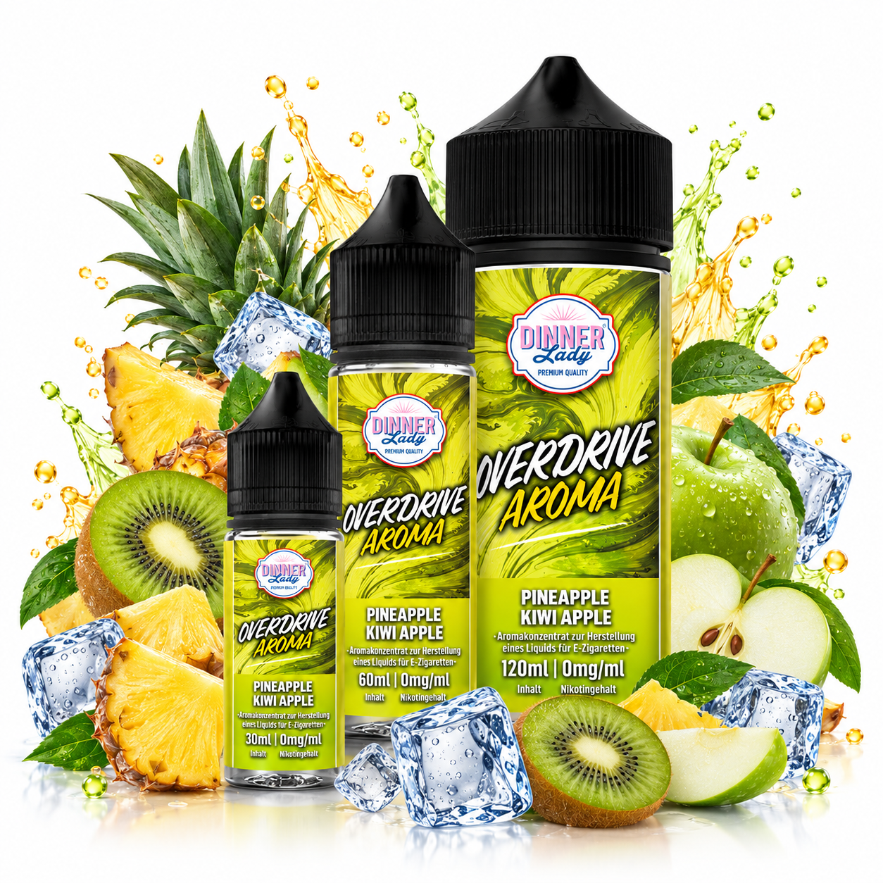 Dinner Lady Overdrive Aroma Pineapple Kiwi Apple
