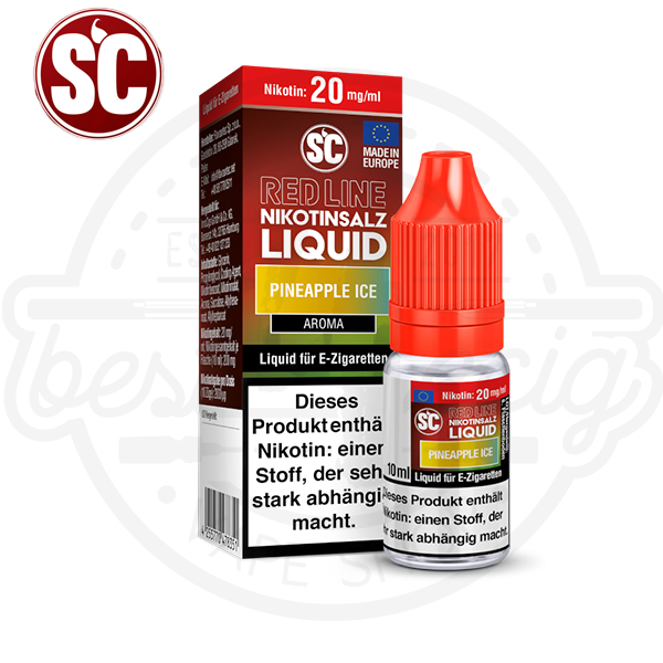 SC Red Line NicSalt Pineapple Ice 10ml SC Red Line NicSalt Pineapple Ice 10ml