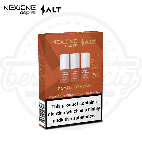 salt_aspire_nexione_pod_royal_tobacco_600x600_best4ecig Salt NexiOne Pod Royal Tobacco 3x 1,4ml