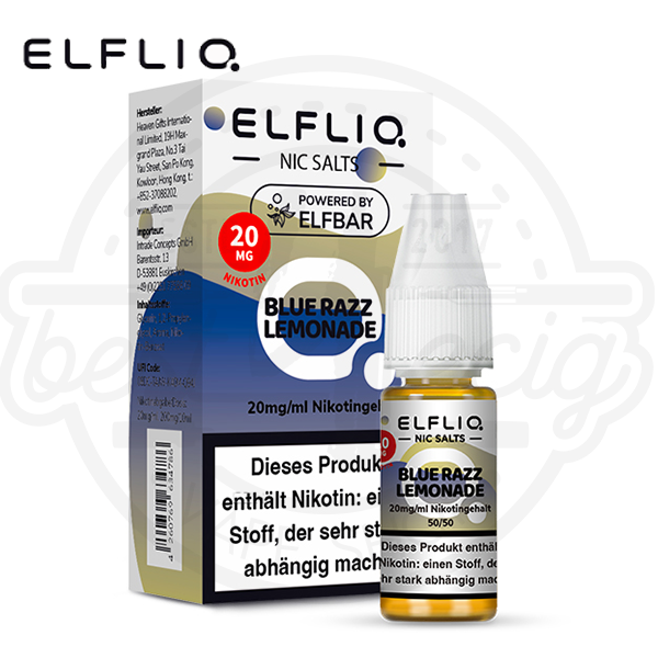 Elfbar Elfliq NicSalt Blue Razz Lemonade 10ml