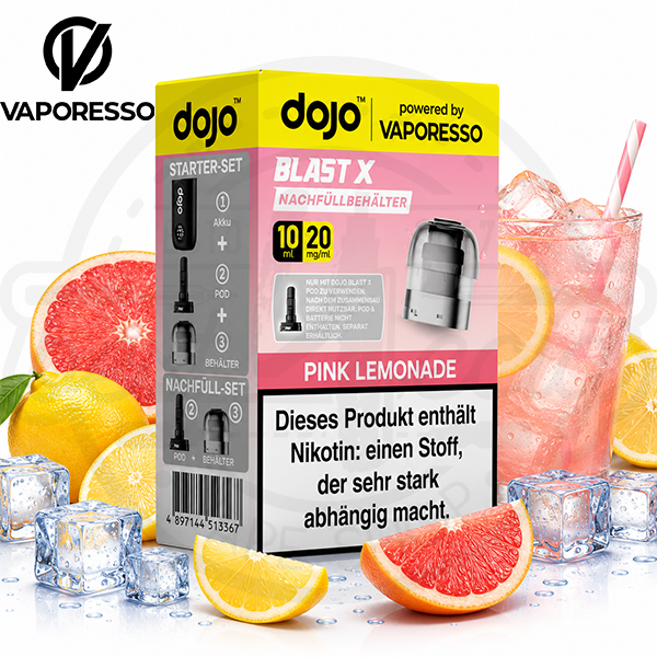 Vaporesso Dojo Blast X Pod Pink Lemonade 10ml