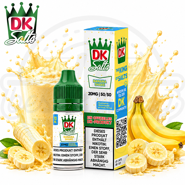 DK Salts Nicsalt Banana Shake 10ml