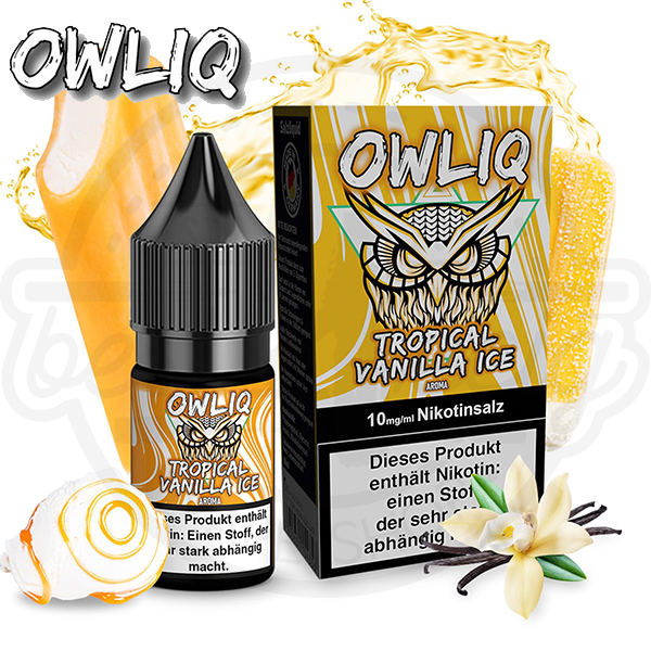 OWLIQ NicSalt Tropical Vanilla Ice 10ml