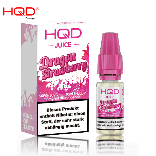 HQD Juice NicSalt Dragon Strawberry 10ml 18mg
