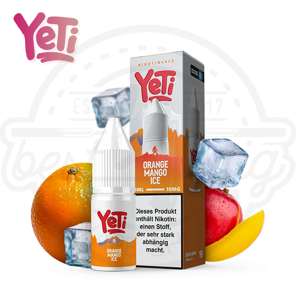 Yeti Summit NicSalt Orange Mango Ice 10ml