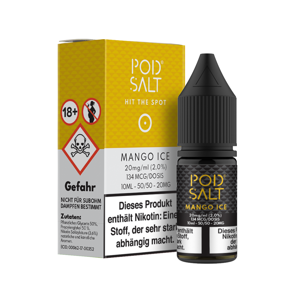 pod-salt-mango-ice-best4ecig Pod Salt CORE NicSalt Mango Ice 10ml