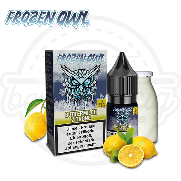 Frozen OWL NicSalt Buttermilch Zitrone 10ml