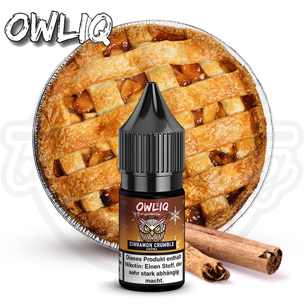 OWLIQ Weihnachtsedition NicSalt Cinnamon Crumble 10ml