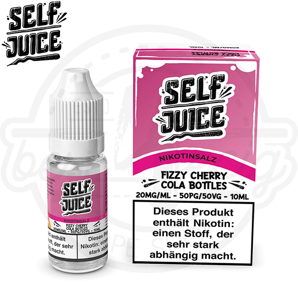 Self Juice NicSalt Fizzy Cherry Cola Bottles 10ml