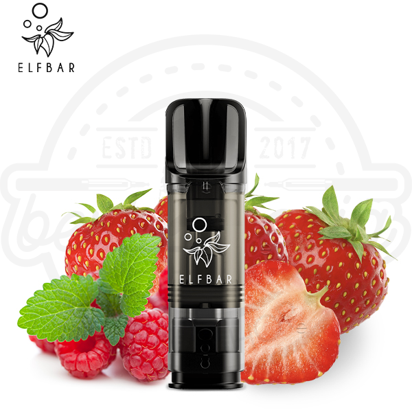 elfbar_elfa_cp_pod_strawberry_raspberry_best4ecig Elfbar ELFA CP Pod Strawberry Raspberry NicSalt 2x 2ml
