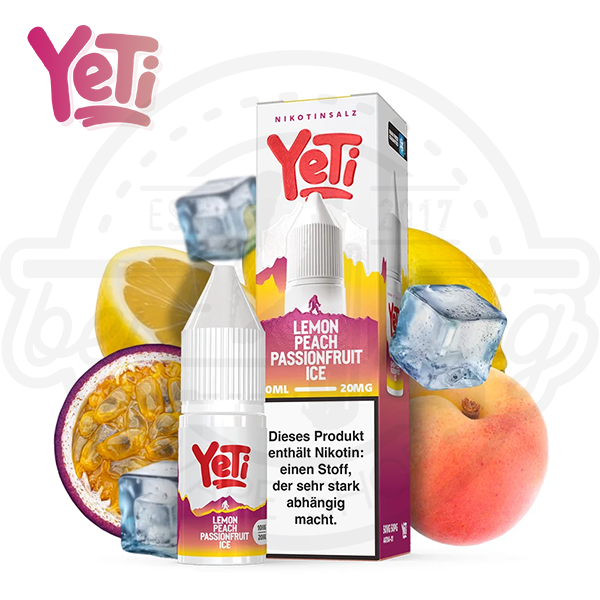 Yeti Summit NicSalt Lemon Peach Passionfruit 10ml