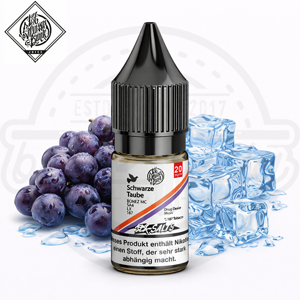 187 Strassenbande NicSalt Schwarze Taube 10ml